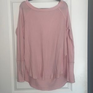 Free People Waffle Knit Tunic